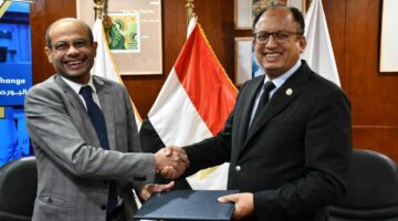 البورصة المصرية توقع أتفاقيةتعاون مشترك مع جامعه حلوان