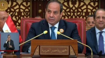 الرئيس السيسي: مصر أضاءت شعلة السلام في المنطقة وتحملت في سبيل ذلك أثمانا غالية