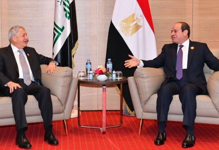 الرئيس السيسي ونظيره العراقي يحذران من التداعيات السلبية لاستمرار حرب غزة