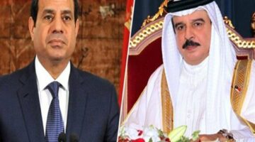 السيسي يلتقي مع ملك البحرين على هامش أعمال مجلس الجامعة العربية