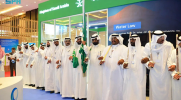 المعرض السعودي المشارك في المنتدى العالمي العاشر للمياه يستقبل زواره بالرقصات الشعبية والعروض الفلكلورية