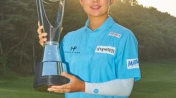 هيو جيم كيم الكورية تنتزع لقب سلسلة فرق أرامكو للجولف